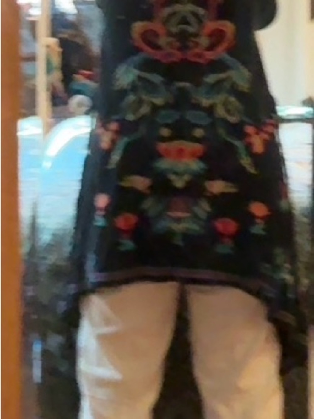 BIYA for Johnny Was brightly colored, embroidered cardigan, duster - Picture 4 of 5